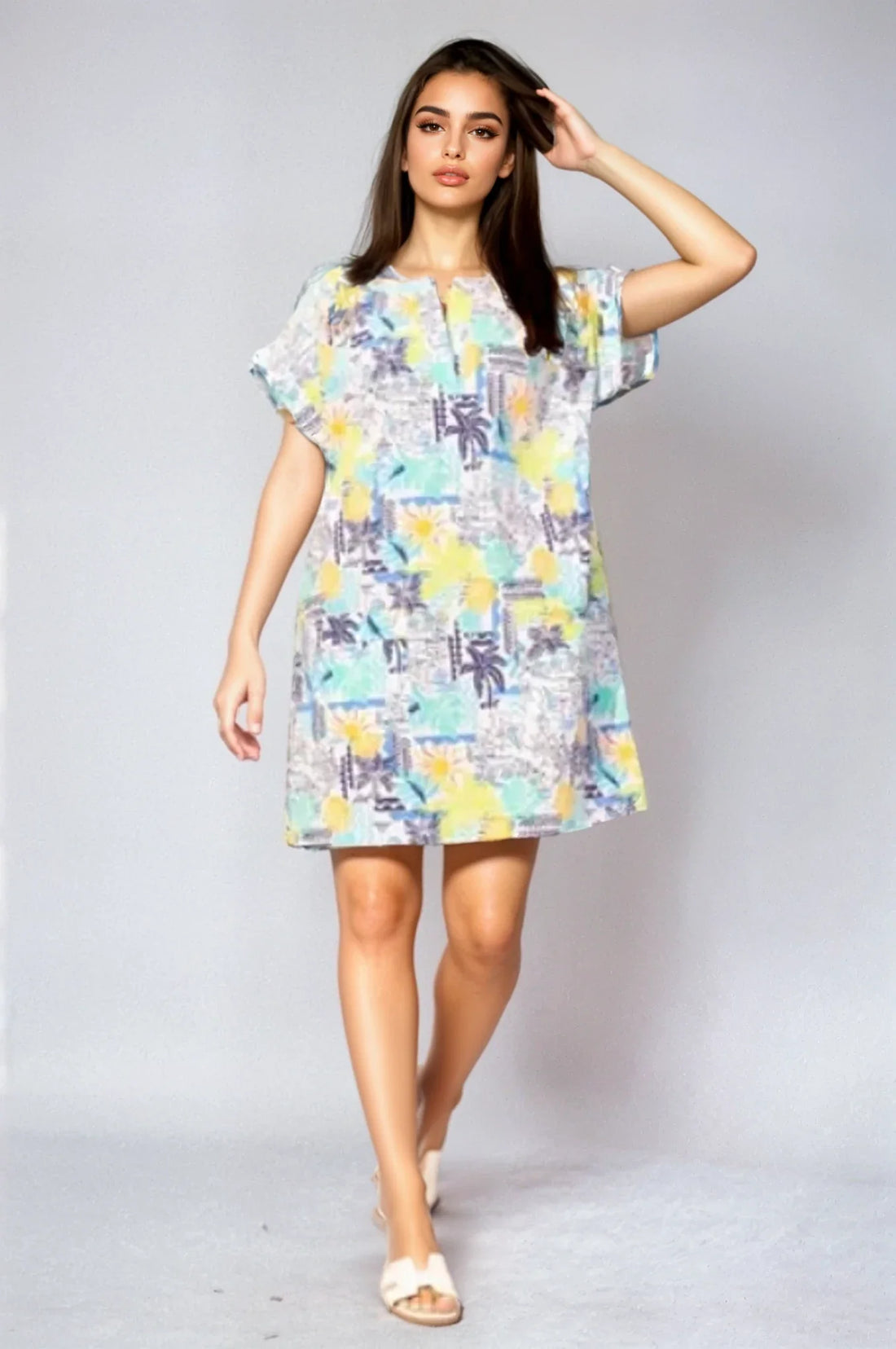 Escape By Hab | Coastal Cotton Greece Kaftan D