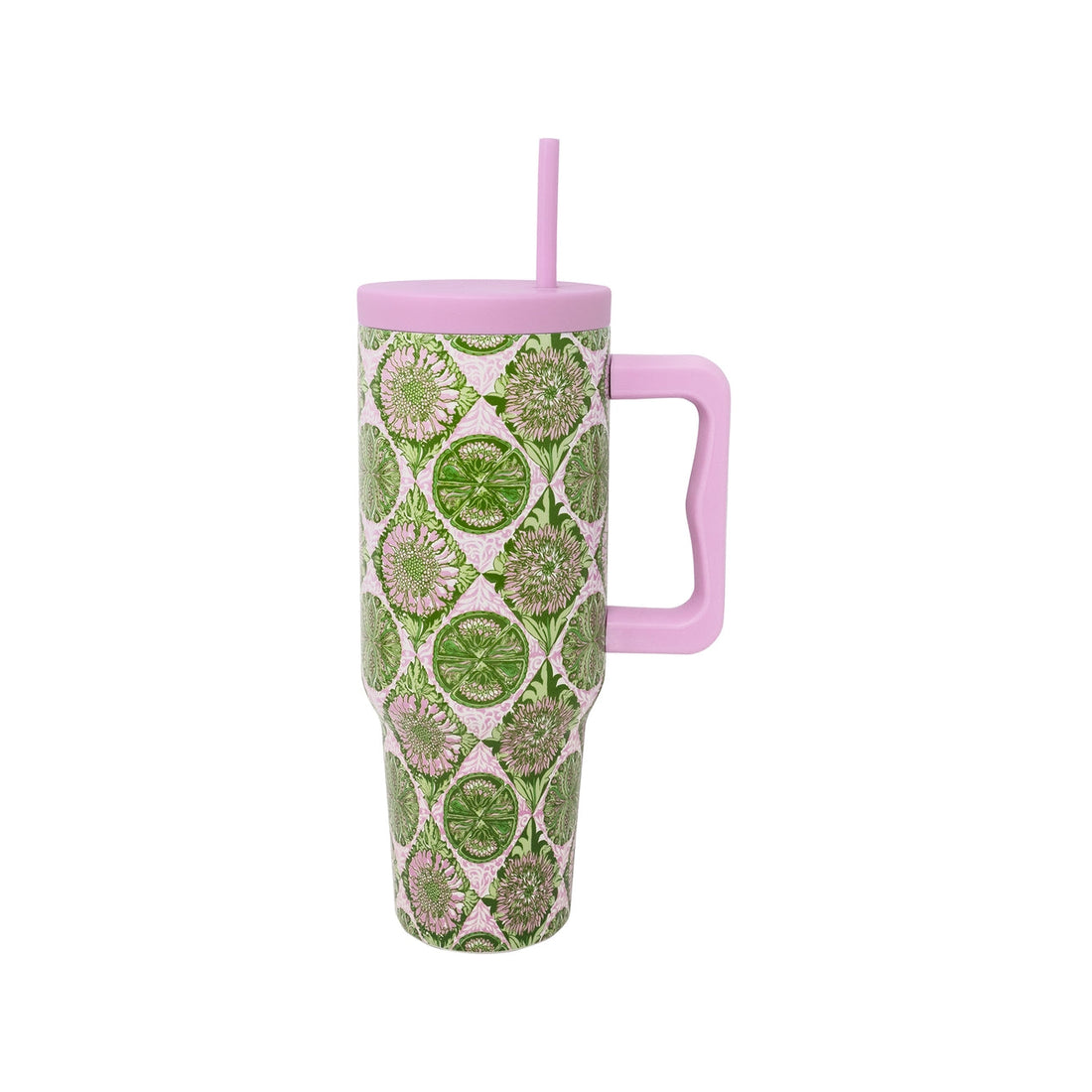 Stainless Steel 40 oz. Tumbler, Tropical Tiles