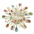 Sunburst magnetic brooch by Origin Jewelry featuring a vibrant, sun-inspired design with magnetic clasp on a neutral background.