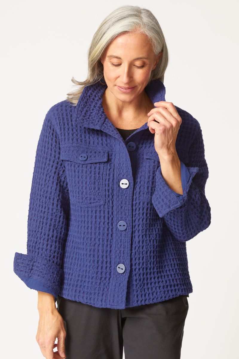 Habitat | Washed Honeycomb Shacket