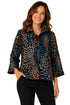 Artistic Animal Print Jacket