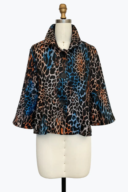 Artistic Animal Print Jacket