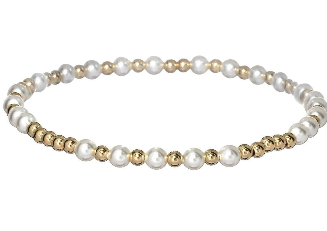 Bara Boheme | Pearl &amp; Classic Bead Bracelet
