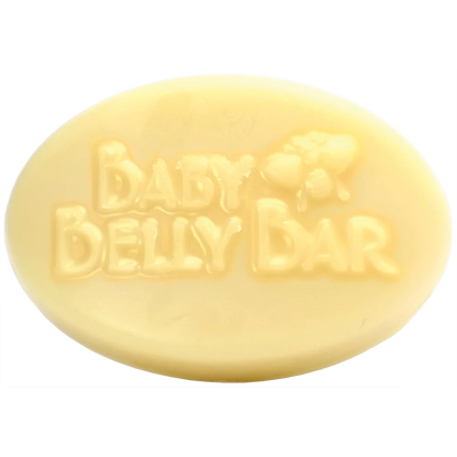Yellow bar of soap with &