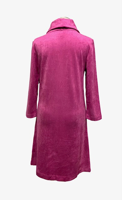 Evelyne Talman | Cowl Neck Dress Fushia