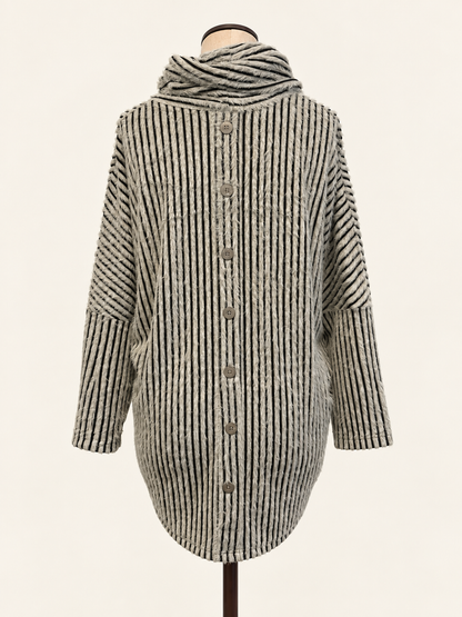 Cowl Neck Dolman Sleeve Sweater