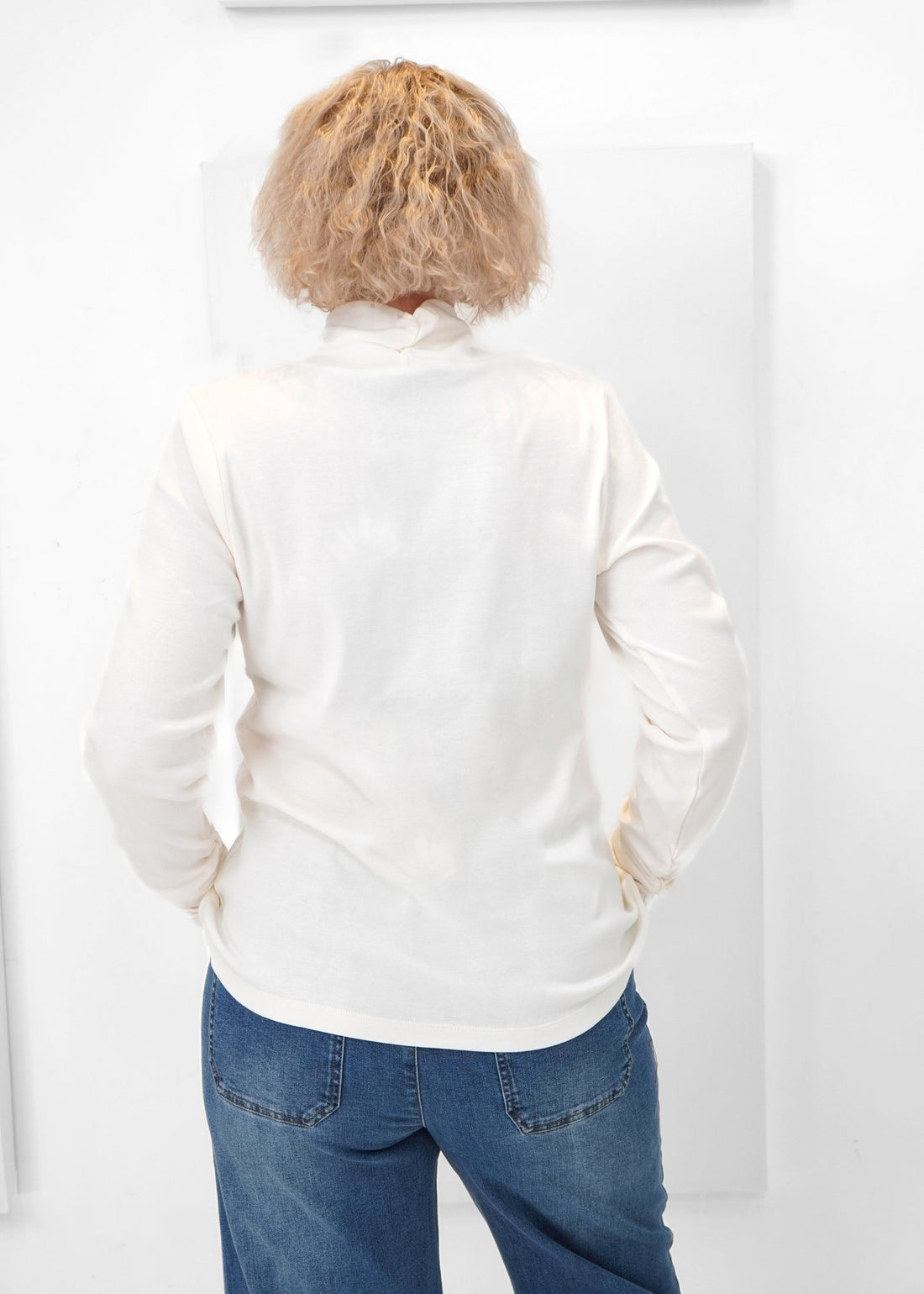 Habitat | Cozy Rib Sld Ruched Turtleneck