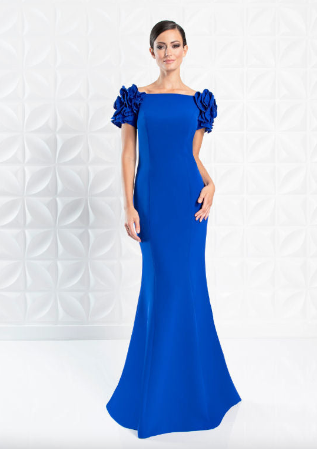 Daymor Couture | Gown with Ruffle Sleeve | Daymor Couture | Cloister Collection Designer Fashion