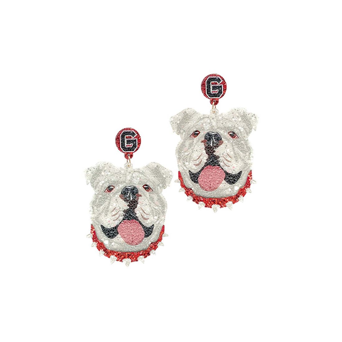 Golden Stella | Glitter Bulldog Face