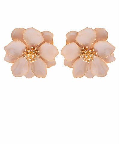 Golden Stella | Flower Earrings