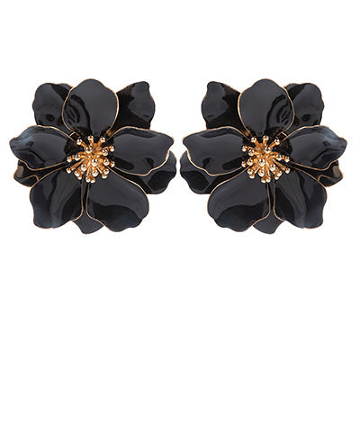 Golden Stella | Flower Earrings