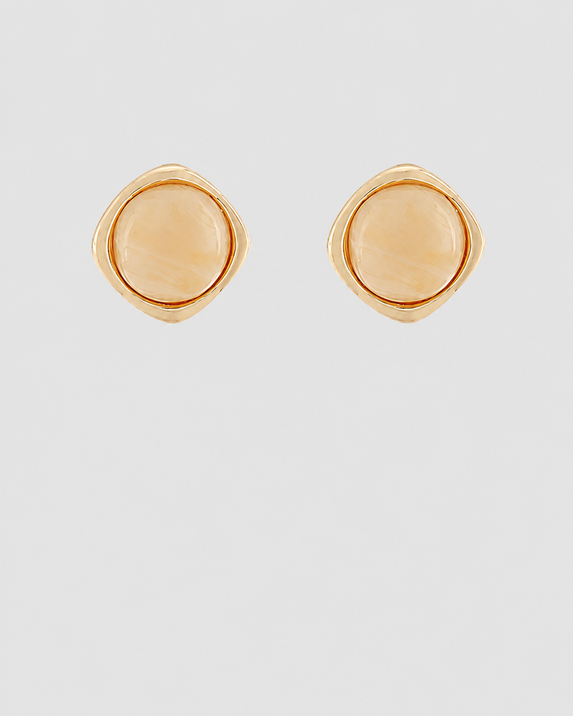 Multi Round Stone Earrings