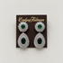 Emerald-Cut Halo Drop Clip-on Earrings