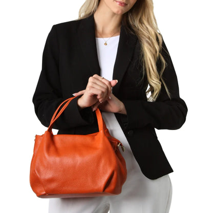 German Fuentes | Genuine Italian Leather Top Handle Bag