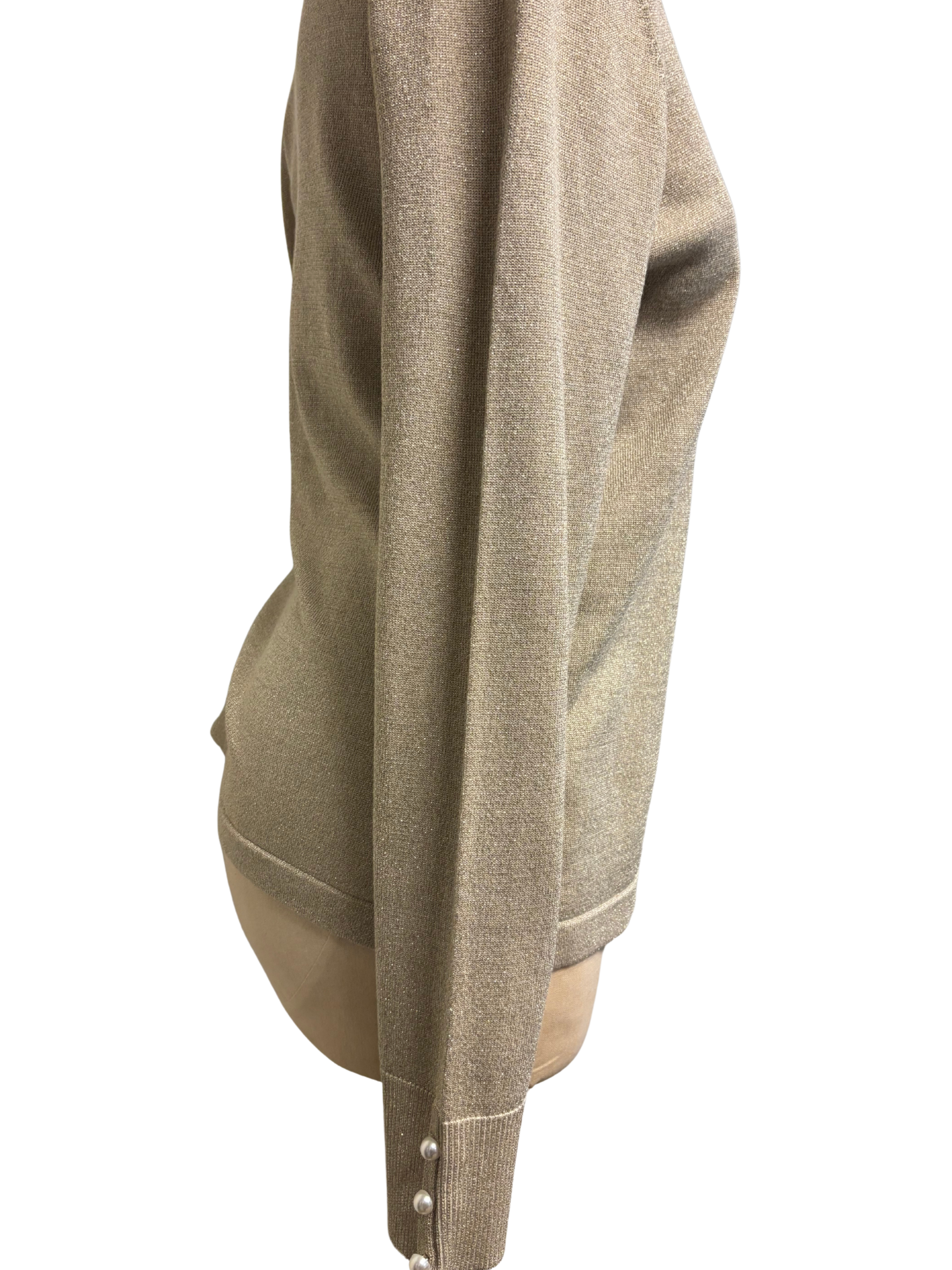 The H Edition | Long Sleeve Shimer Crew Neck