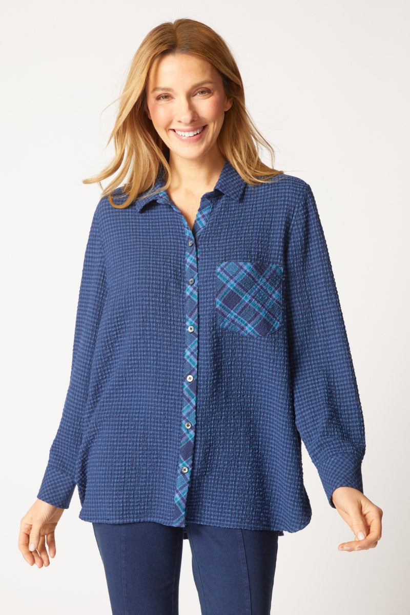 Habitat | Girl Gone Plaid Boyfriend Pock