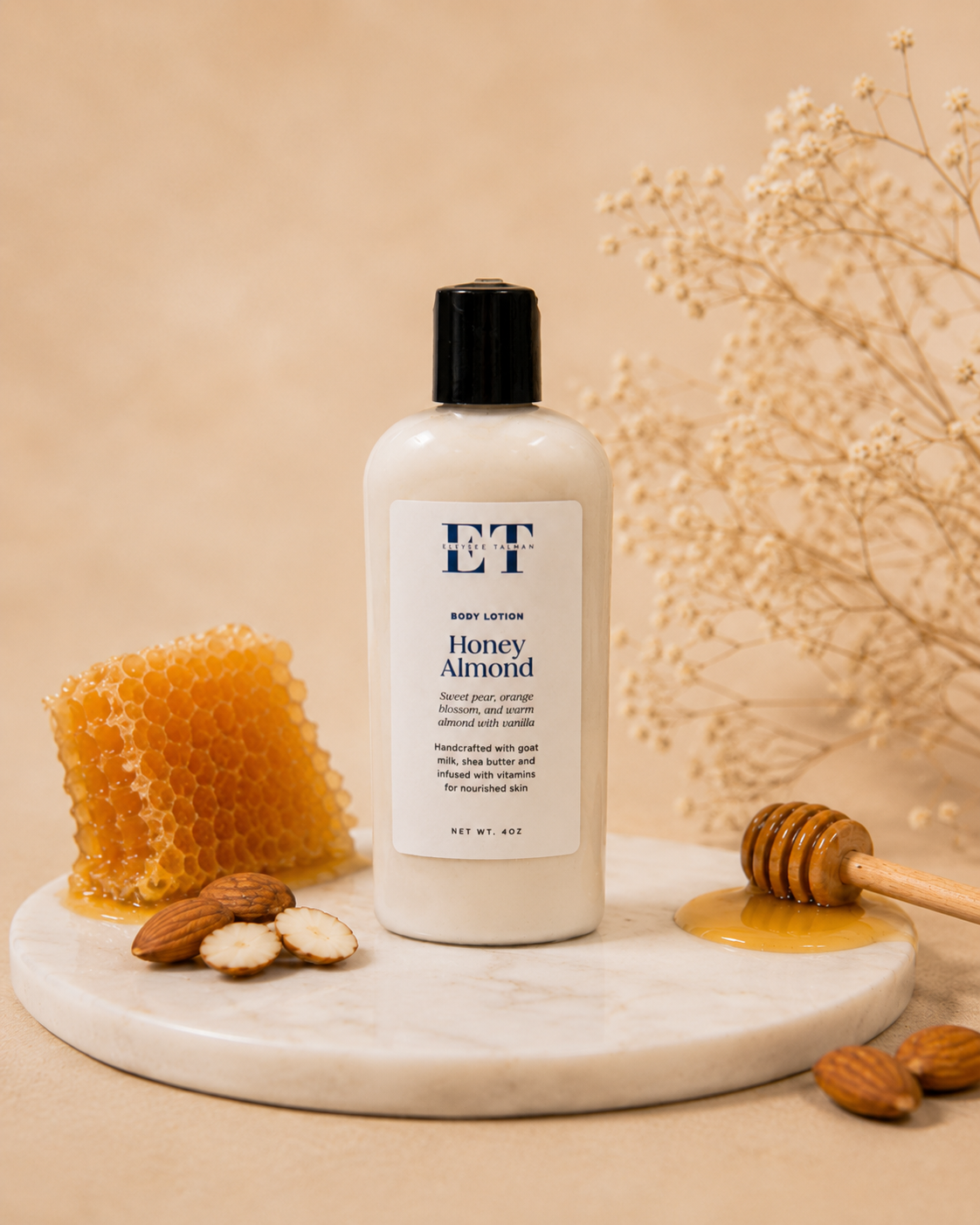 Honey Almond 4 Oz Body Lotion