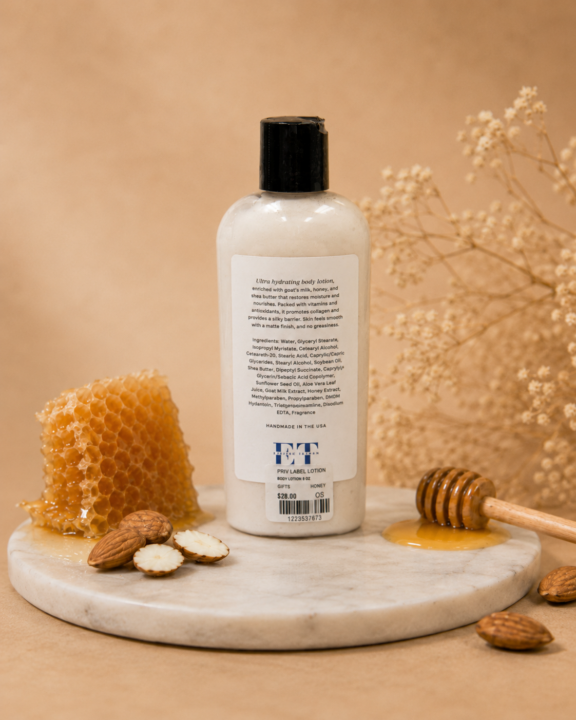 Honey Almond 8 Oz Body Lotion