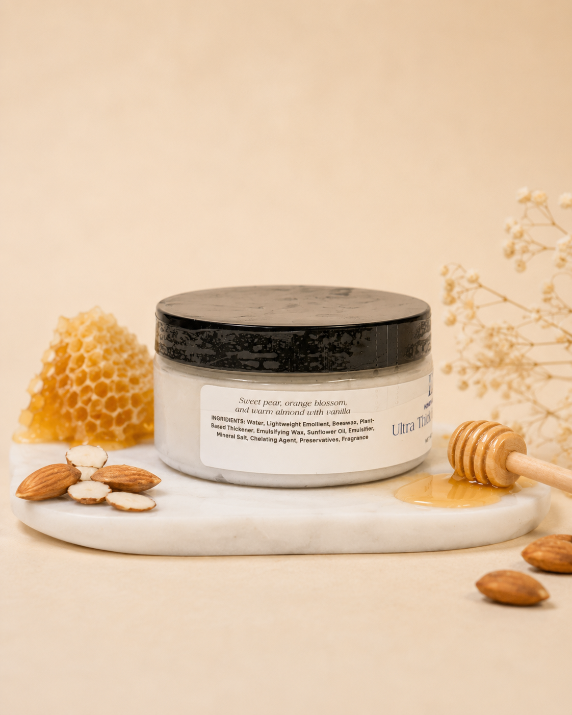 Jar of Honey &amp; Almond Ultra Thick Body Butter 