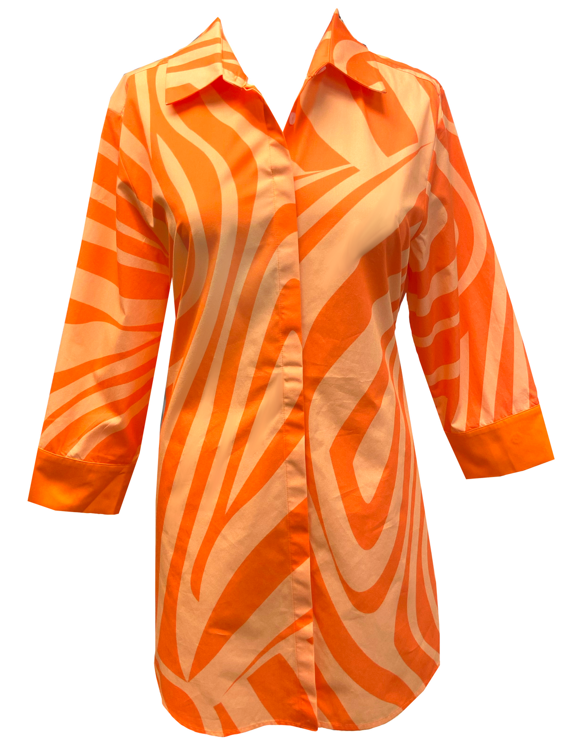 Perlavera | Orange Zebra Cely Top