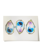 Load image into Gallery viewer, Blue Poppy | Oyster Note Card Set
