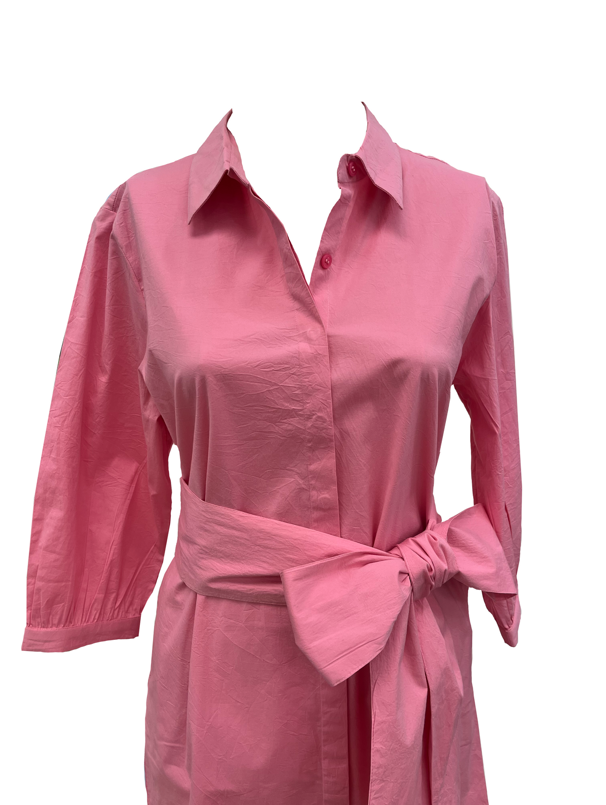 Pink Soleil De Mer Rosey Midi Dress from the PL Apparel collection, featuring a flowing design and feminine style.