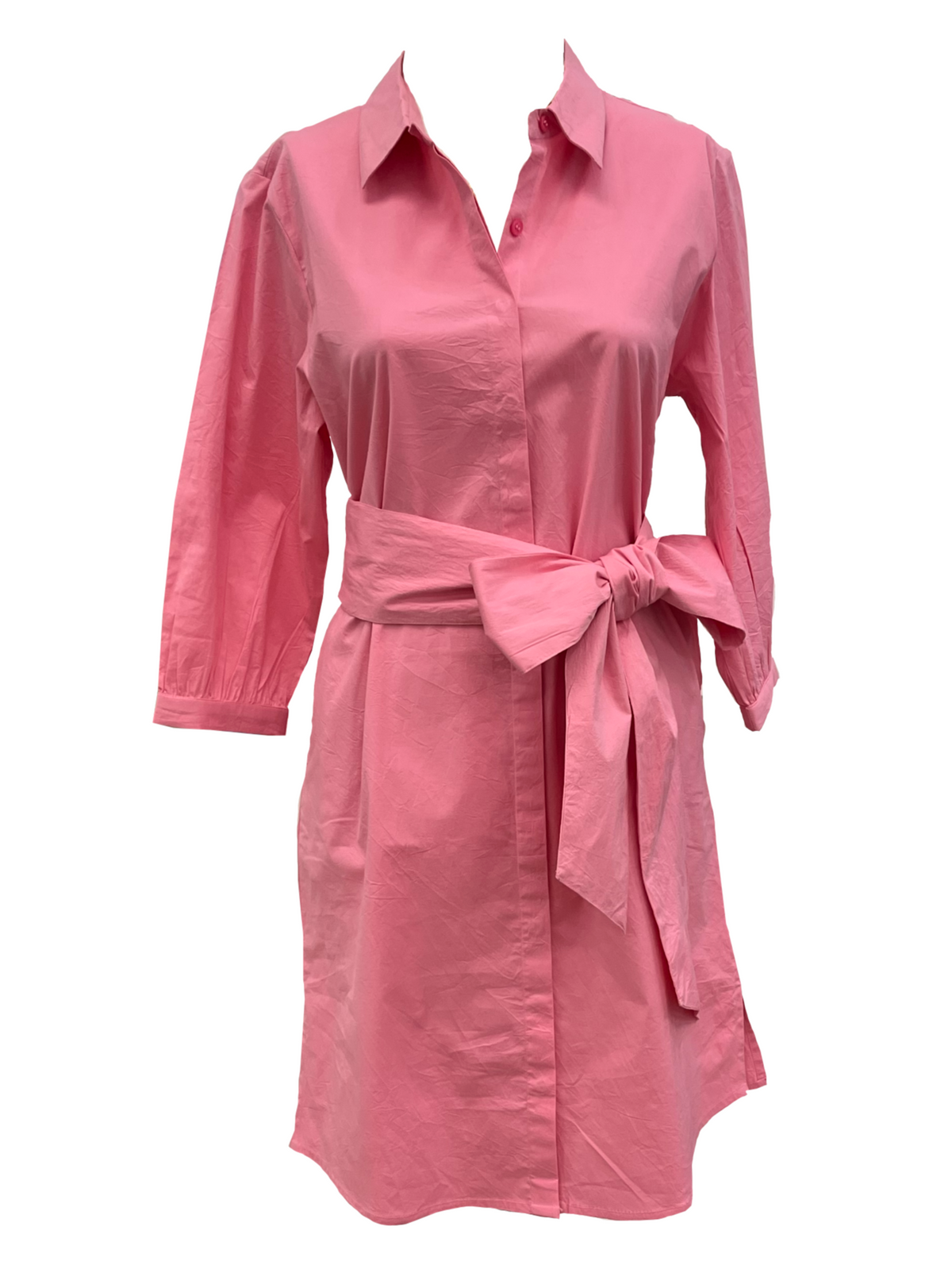 Pink Soleil De Mer Rosey Midi Dress from PL Apparel, featuring a flowy, stylish design perfect for warm weather.