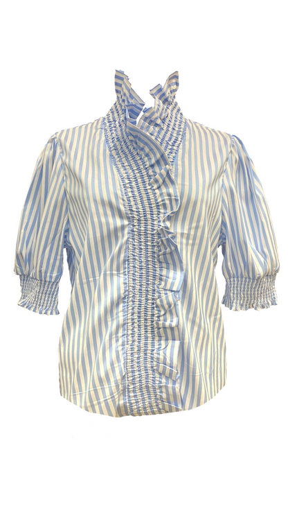 Boho Chic | Short Sleeve Stripe Top