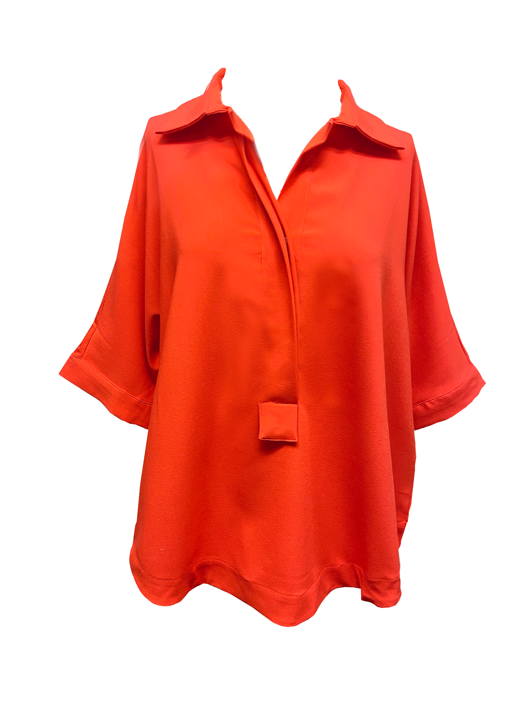 Evelyne Talman | One Size Fits Most Coral Crepe
