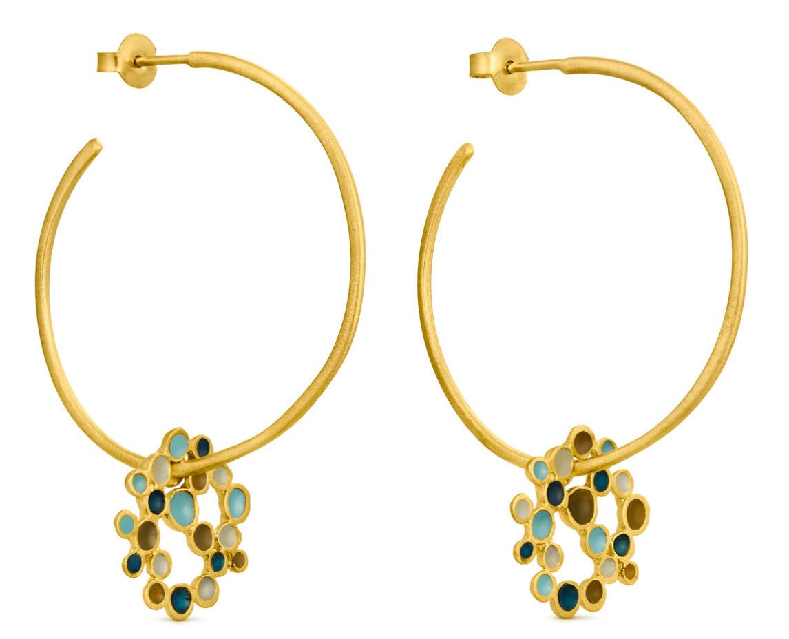 Joidart | Candy Moon Circles Hoops