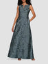 Kay Unger Guilietta Gown - 55115200 Slate Blue 