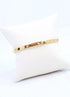 Gold bracelet with small diamonds Kerry Cz Clover Bracelet Gold