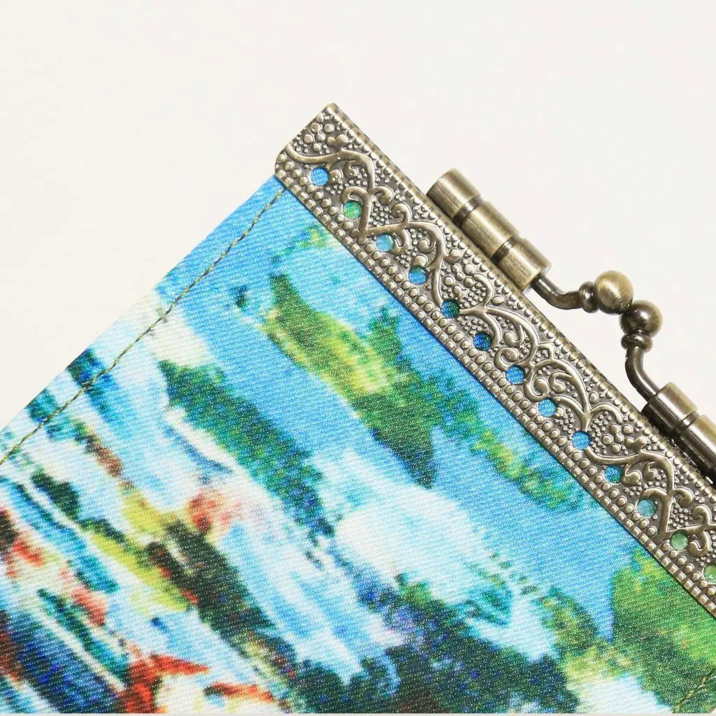 Cathayana | Artist Print Card Wallet with RFID, Water Lilies in the Pond