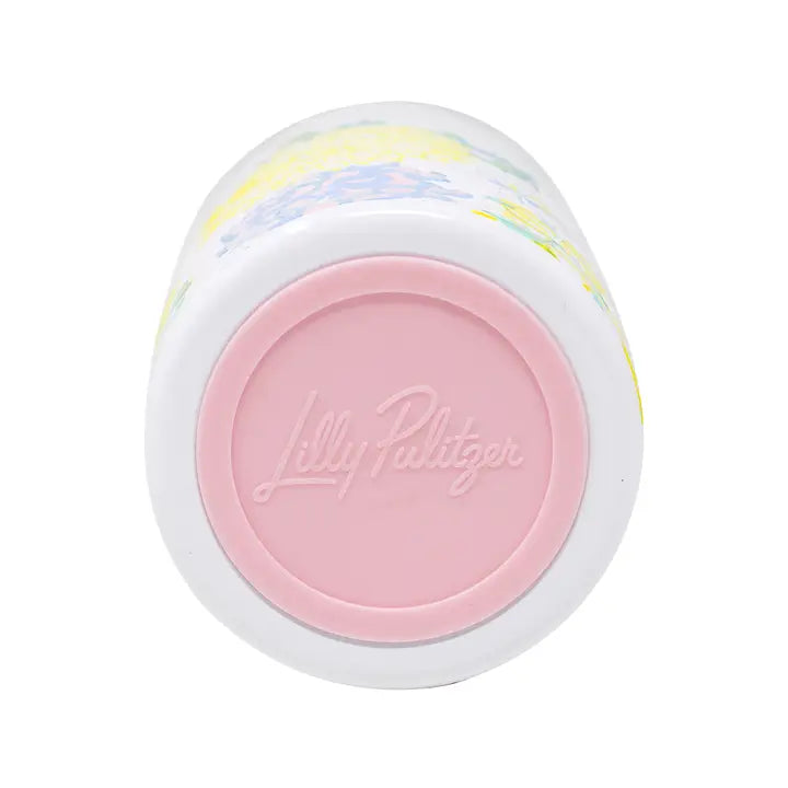 Lifeguard Press | Stainless Steel Thermal Mug, Lilly Garden Home tumbler colorful floral pattern