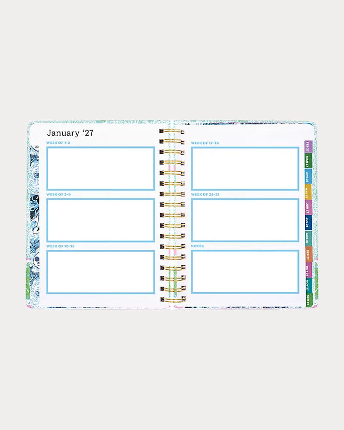 Lilly Pulitzer 2026-2027 17 Month Large Agenda comes in Mint Condition Fantastical