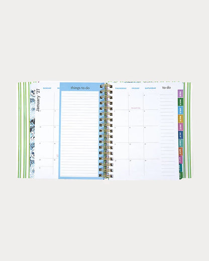 Lilly Pulitzer 2026-2027 17 Month Leatherette Agenda in mint condition burst of joy