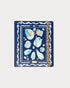 Navy blue Lilly Pulitzer 2026-2027 17 Month Leatherette Agenda with white shell patterns in Resort White Shell Shine