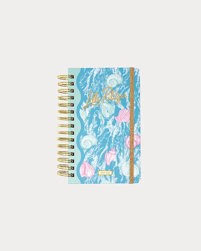 Lilly Pulitzer 2026-2027 17 Month Medium Agenda in Capri Blue Shelden
selected with jellyfish and shell design
