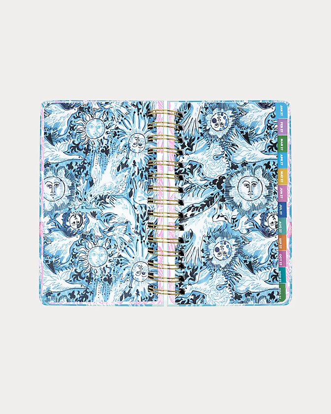 Lilly Pulitzer 2026-2027 17 Month Medium Agenda in Capri Blue Shelden
selected with jellyfish and shell design