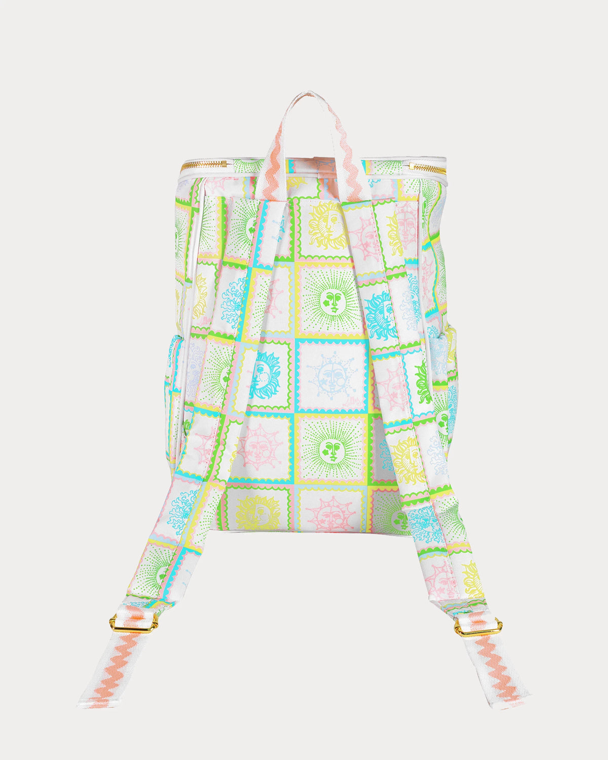 Lilly Pulitzer Backpack Cooler, Sun Tiles Home colorful checkered cooler bookbag