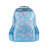 Lilly Pulitzer Book Bag in Capri Blue Shelden Blue backpack with pink and green shell pattern