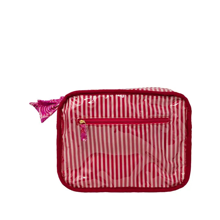 Lilly Pulitzer Cosmetic Pouch, Strawberry Red Pride of Lilly