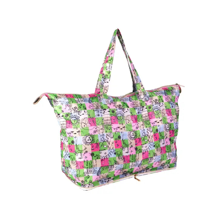 Lilly Pulitzer Packable Tote, Celebrate with Lilly Patch