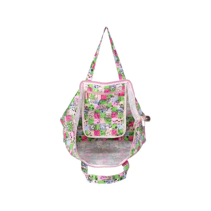 Lilly Pulitzer Packable Tote, Celebrate with Lilly Patch