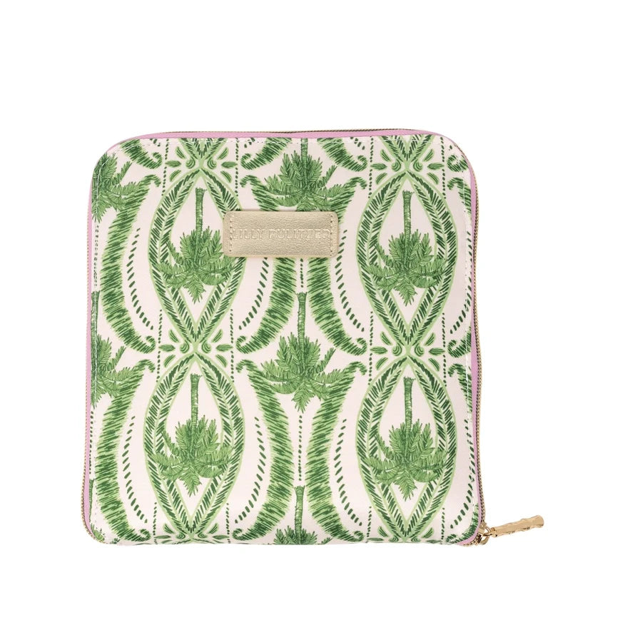 Lilly Pulitzer Packable Tote, Textured Palm Stripe