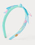 Lilly Pulitzer Slim Bow Headband Turquoise headband with a bow 