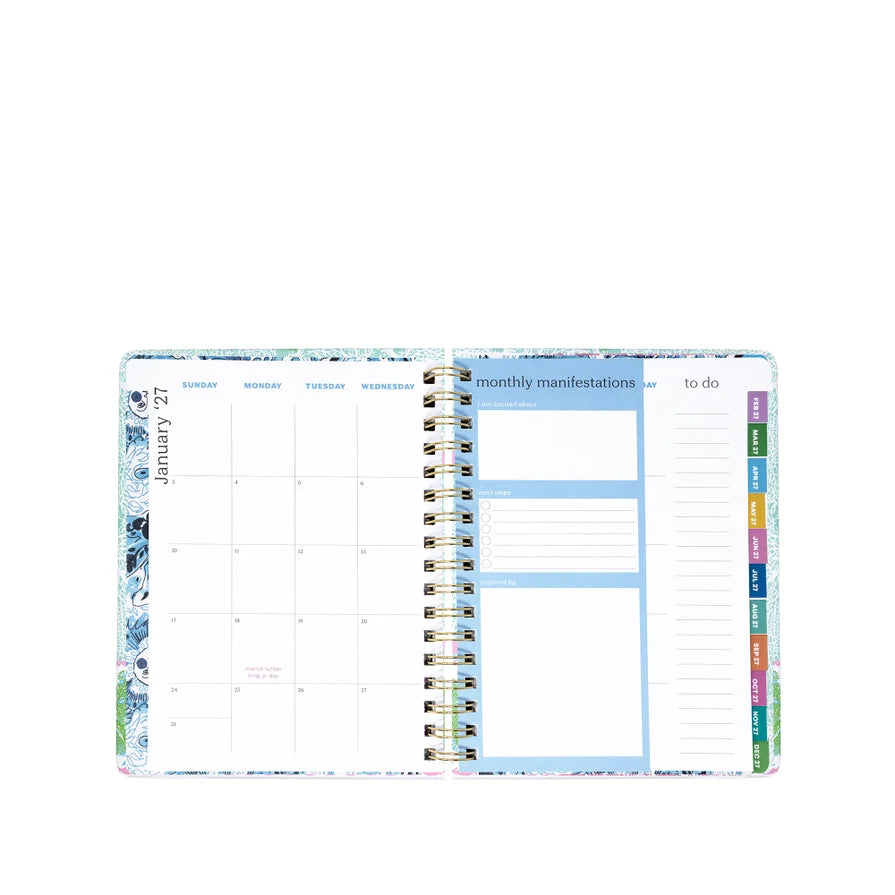 Lilly pulitzer 17 Month Monthly Agenda, Fantastical For Home Mint Condition Fantastical