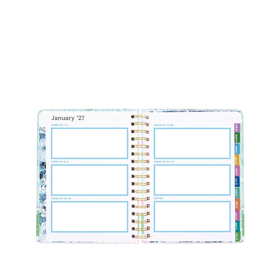 Lilly pulitzer 17 Month Monthly Agenda, Fantastical For Home Mint Condition Fantastical