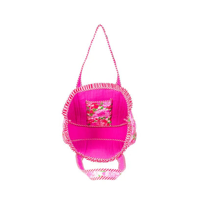 Lilly pulitzer Quilted Ruffle Tote, Maggies Bouquet