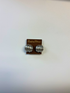 Lordane Silver Shrimp (ribbed dome design) Clip-on Earrings